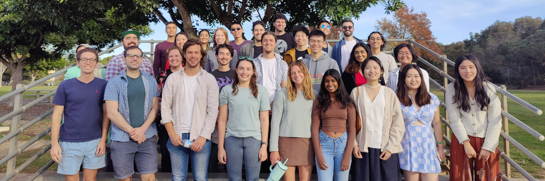 Group photo in the park